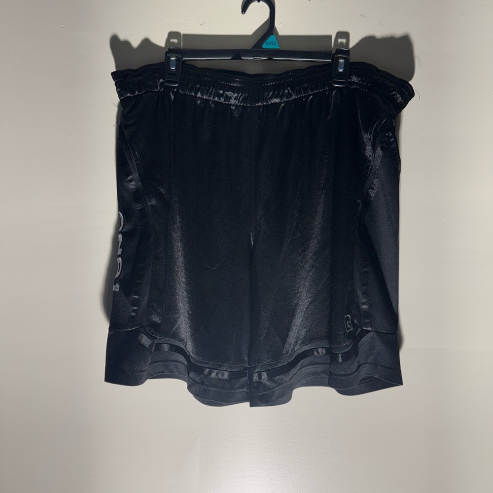 AND1 Black Athletic Shorts Size XL Basketball Training Shorts